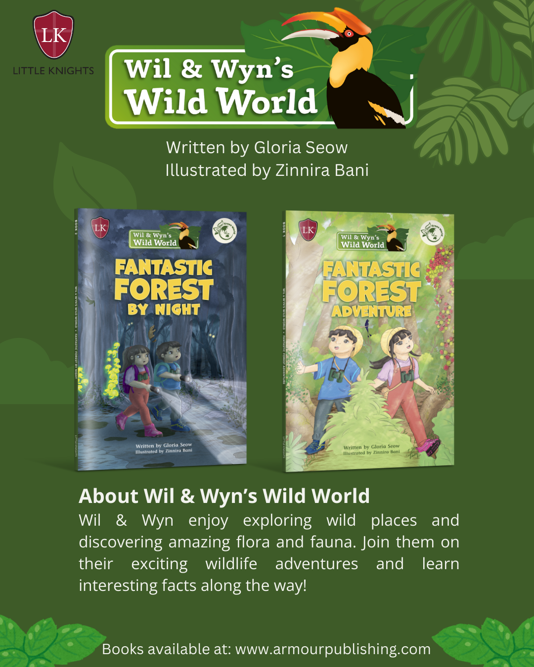 Wil & Wyn's Wild World: Fantastic Forest By Night (Book 2)