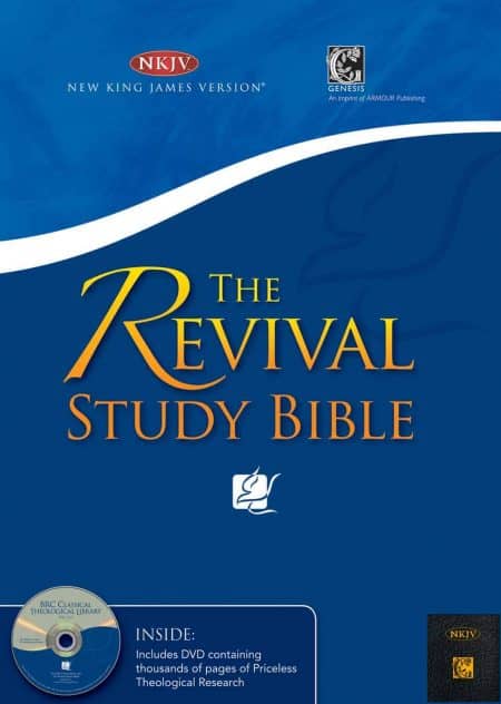 The Revival Study Bible (Leather Black)